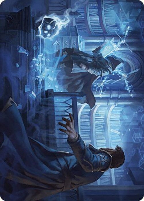 Intrude on the Mind Art Card [Murders at Karlov Manor Art Series] MTG Single Magic: The Gathering  | Multizone: Comics And Games