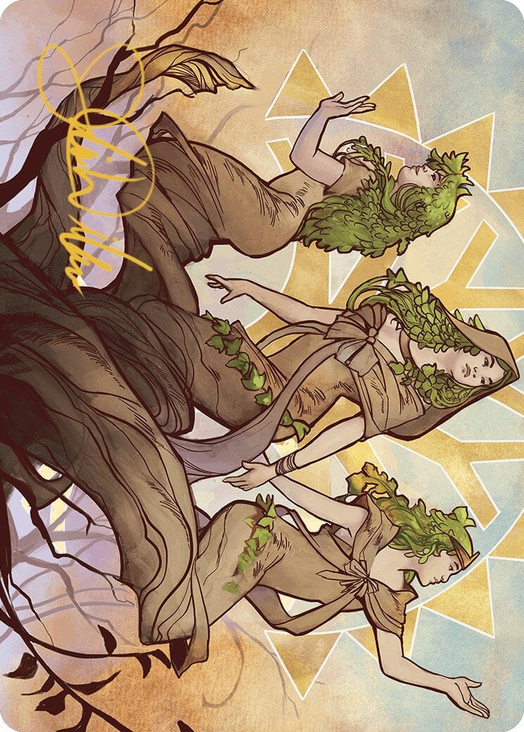 Trostani, Three Whispers Art Card (Gold-Stamped Signature) [Murders at Karlov Manor Art Series] MTG Single Magic: The Gathering  | Multizone: Comics And Games
