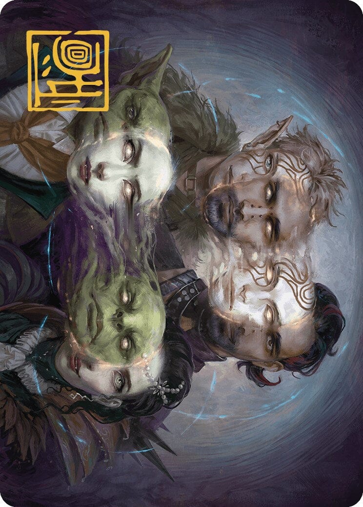 Illicit Masquerade Art Card (Gold-Stamped Signature) [Murders at Karlov Manor Art Series] MTG Single Magic: The Gathering  | Multizone: Comics And Games