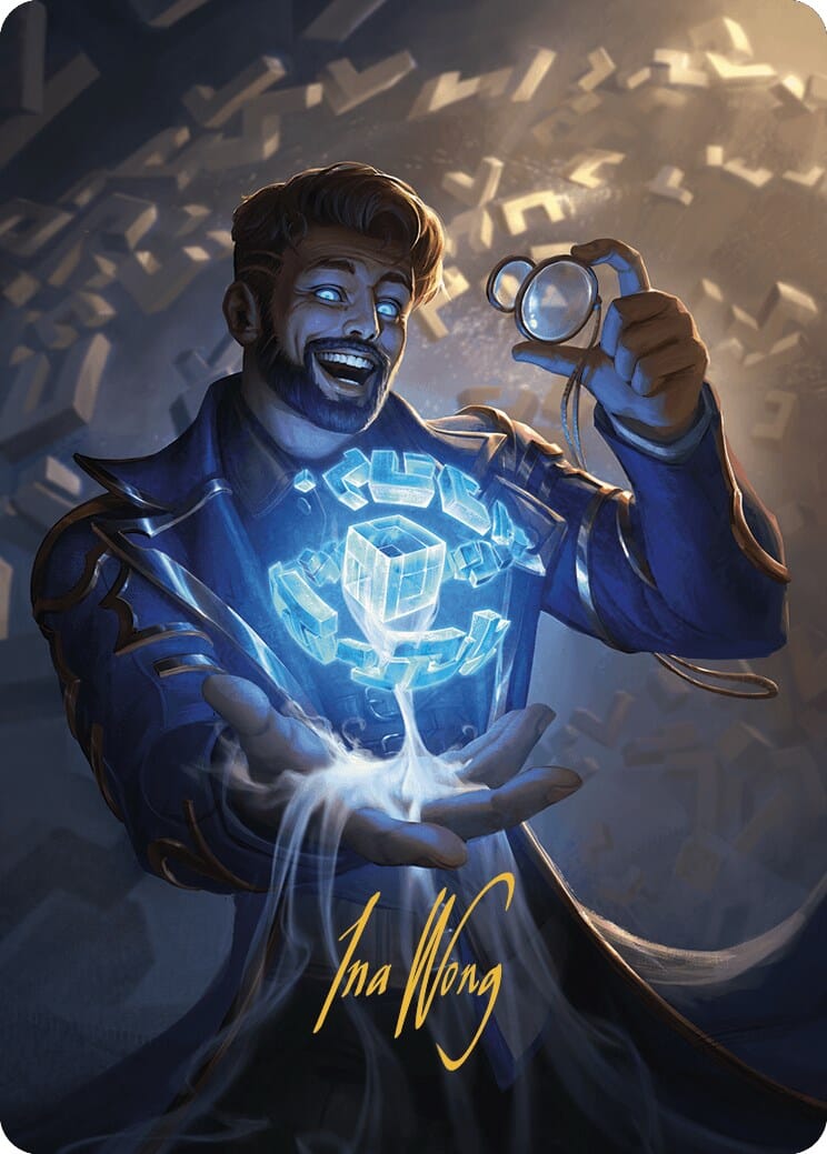 Deduce Art Card (Gold-Stamped Signature) [Murders at Karlov Manor Art Series] MTG Single Magic: The Gathering  | Multizone: Comics And Games