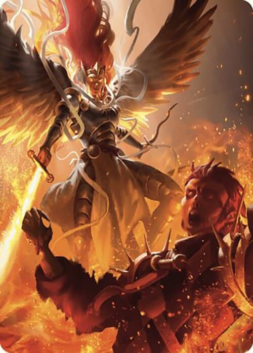 Warleader's Call Art Card (35/49) [Murders at Karlov Manor Art Series] MTG Single Magic: The Gathering  | Multizone: Comics And Games