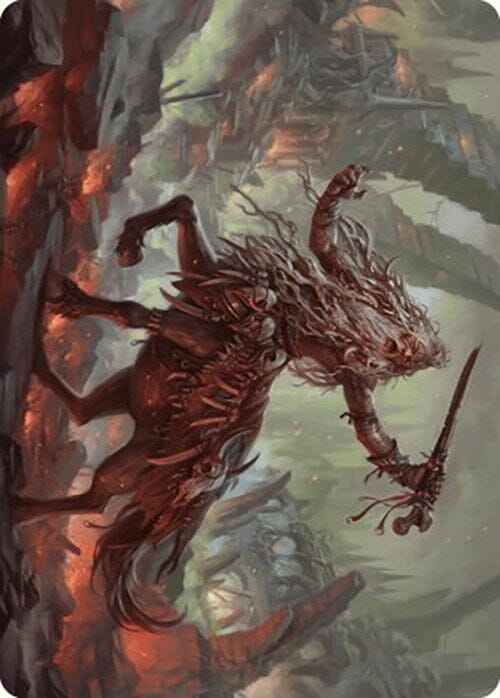 Yarus, Roar of the Old Gods Art Card (24/49) [Murders at Karlov Manor Art Series] MTG Single Magic: The Gathering  | Multizone: Comics And Games
