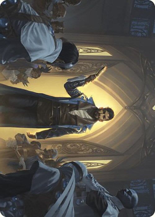 Auspicious Arrival Art Card [Murders at Karlov Manor Art Series] MTG Single Magic: The Gathering  | Multizone: Comics And Games