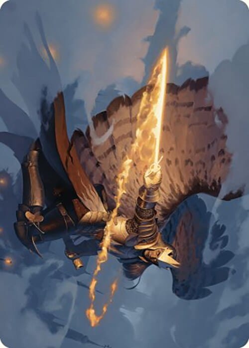 Aurelia's Vindicator Art Card [Murders at Karlov Manor Art Series] MTG Single Magic: The Gathering  | Multizone: Comics And Games