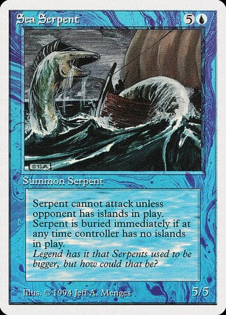 Sea Serpent [Summer Magic / Edgar] MTG Single Magic: The Gathering  | Multizone: Comics And Games