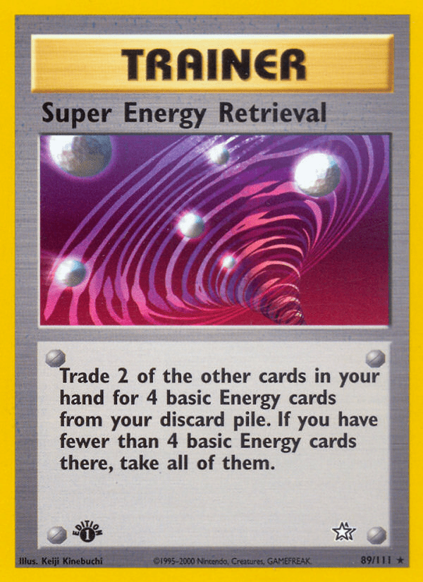 Super Energy Retrieval (89/111) [Neo Genesis 1st Edition] Pokemon Single Pokémon  | Multizone: Comics And Games