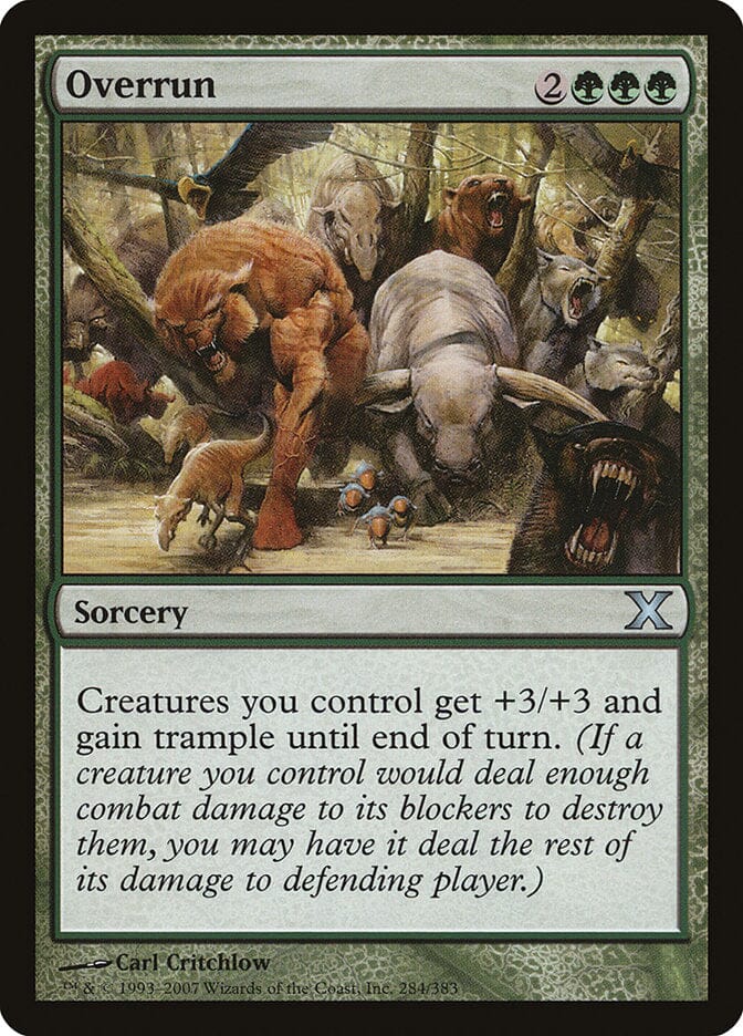 Overrun [Tenth Edition] MTG Single Magic: The Gathering  | Multizone: Comics And Games