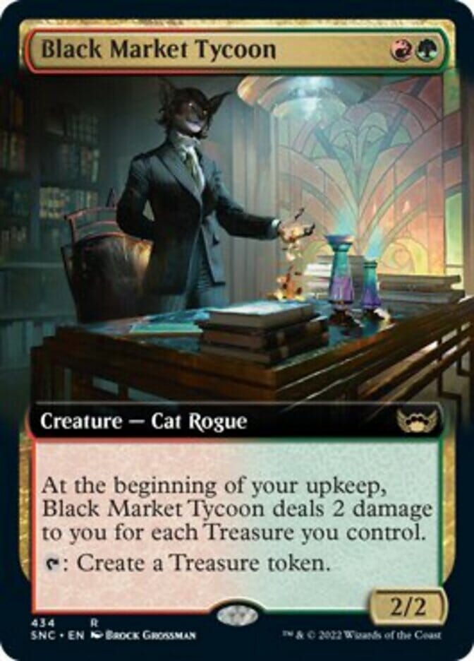 Black Market Tycoon (Extended Art) [Streets of New Capenna] MTG Single Magic: The Gathering  | Multizone: Comics And Games