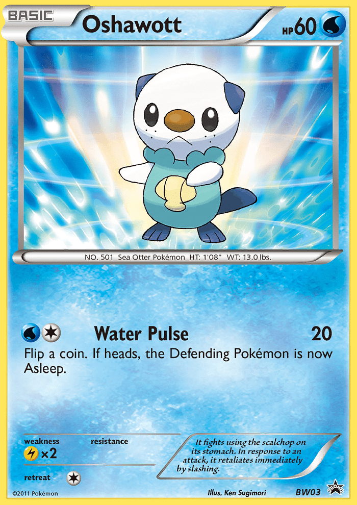 Oshawott (BW03) [Black & White: Black Star Promos] Pokemon Single Pokémon  | Multizone: Comics And Games