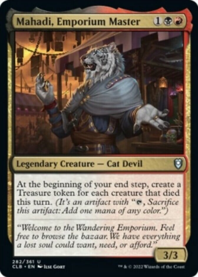 Mahadi, Emporium Master [Commander Legends: Battle for Baldur's Gate] MTG Single Magic: The Gathering  | Multizone: Comics And Games