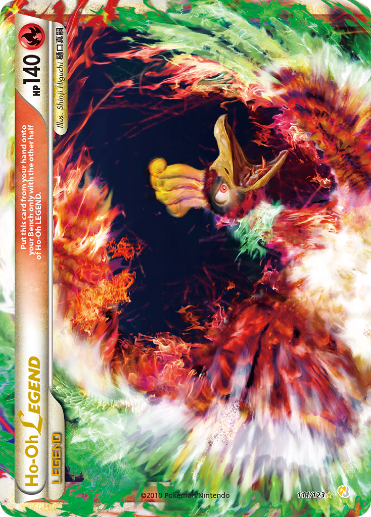 Ho-Oh LEGEND (111/123) [HeartGold & SoulSilver: Base Set] Pokemon Single Pokémon  | Multizone: Comics And Games