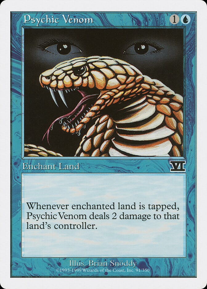 Psychic Venom [Classic Sixth Edition] MTG Single Magic: The Gathering  | Multizone: Comics And Games