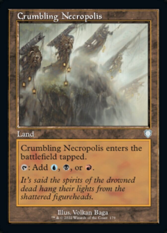 Crumbling Necropolis (Retro) [The Brothers' War Commander] MTG Single Magic: The Gathering  | Multizone: Comics And Games