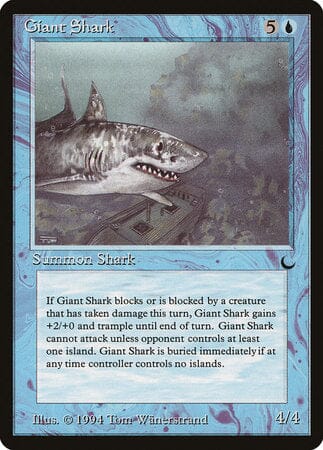 Giant Shark [The Dark] MTG Single Magic: The Gathering  | Multizone: Comics And Games