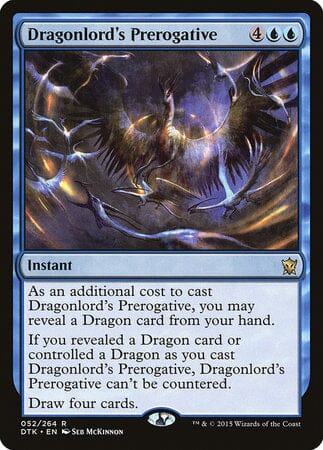 Dragonlord's Prerogative [Dragons of Tarkir] MTG Single Magic: The Gathering  | Multizone: Comics And Games
