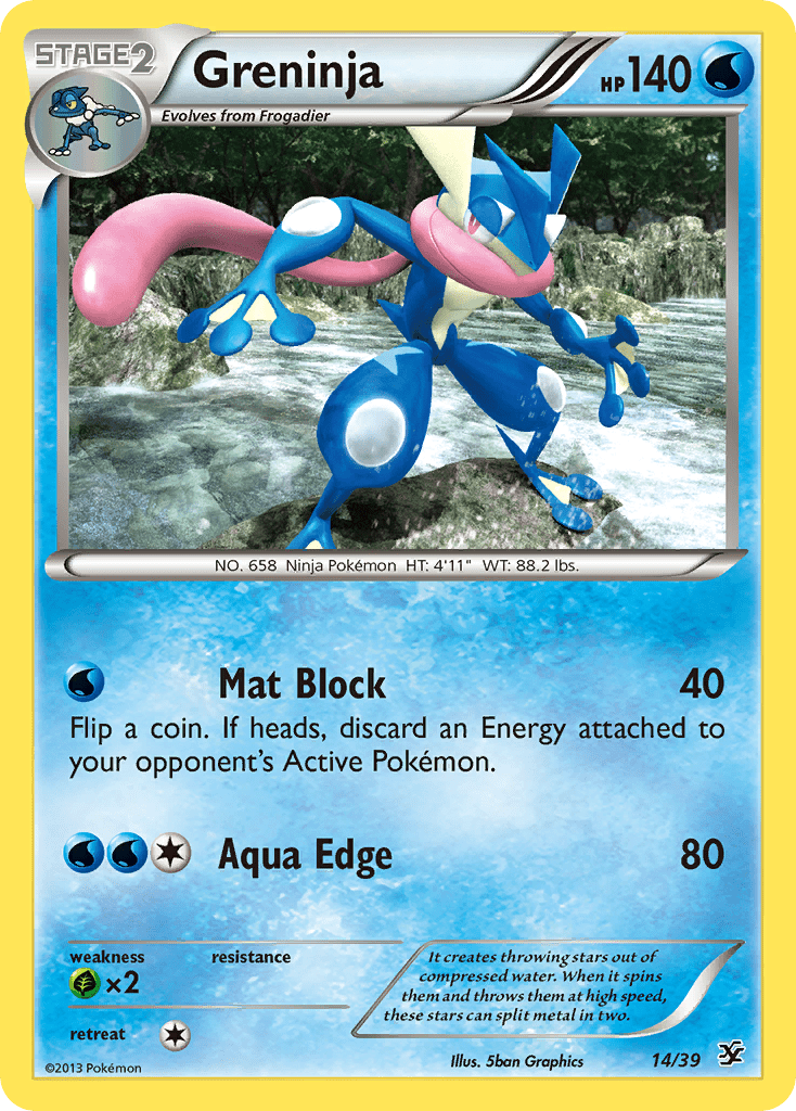 Greninja (14/39) [XY: Kalos Starter Set] Pokemon Single Pokémon  | Multizone: Comics And Games