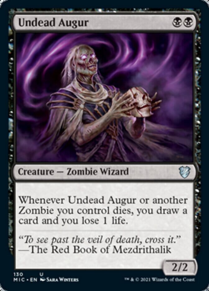 Undead Augur [Innistrad: Midnight Hunt Commander] MTG Single Magic: The Gathering  | Multizone: Comics And Games