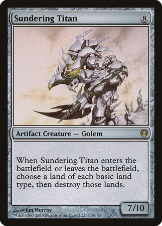 Sundering Titan [Archenemy] MTG Single Magic: The Gathering  | Multizone: Comics And Games