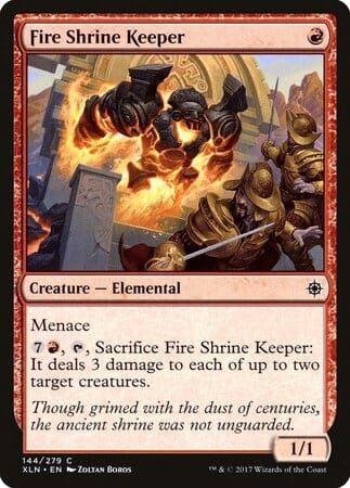 Fire Shrine Keeper [Ixalan] MTG Single Magic: The Gathering  | Multizone: Comics And Games