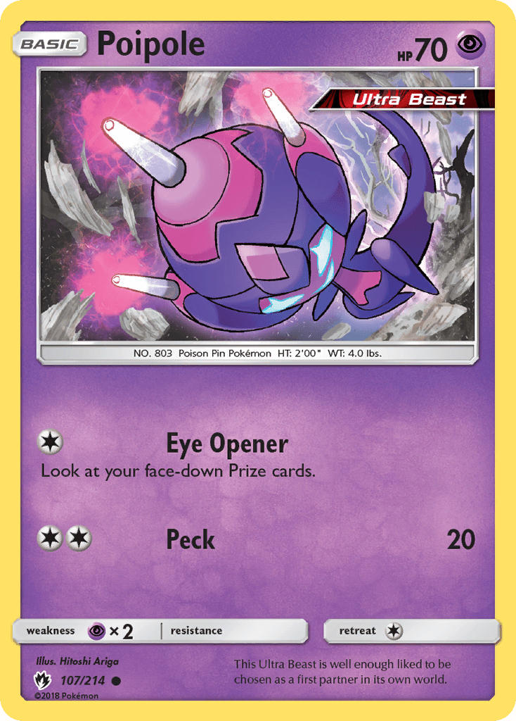 Poipole (107/214) [Sun & Moon: Lost Thunder] Pokemon Single Pokémon  | Multizone: Comics And Games
