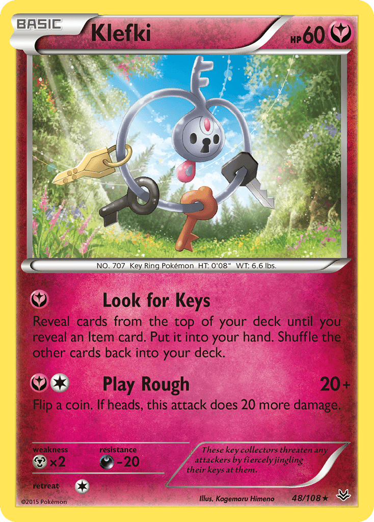 Klefki (48/108) [XY: Roaring Skies] Pokemon Single Pokémon  | Multizone: Comics And Games