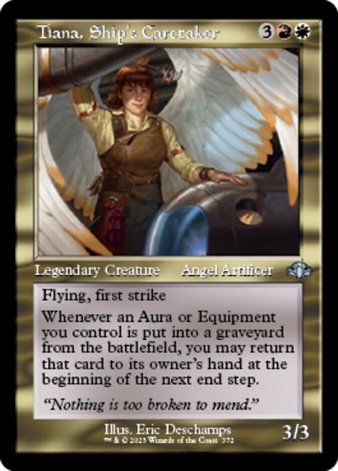 Tiana, Ship's Caretaker (Retro) [Dominaria Remastered] MTG Single Magic: The Gathering  | Multizone: Comics And Games
