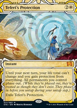 Teferi's Protection (Etched Foil) [Strixhaven Mystical Archive] MTG Single Magic: The Gathering  | Multizone: Comics And Games