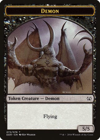 Demon Token [Duel Decks: Nissa vs. Ob Nixilis] MTG Single Magic: The Gathering  | Multizone: Comics And Games