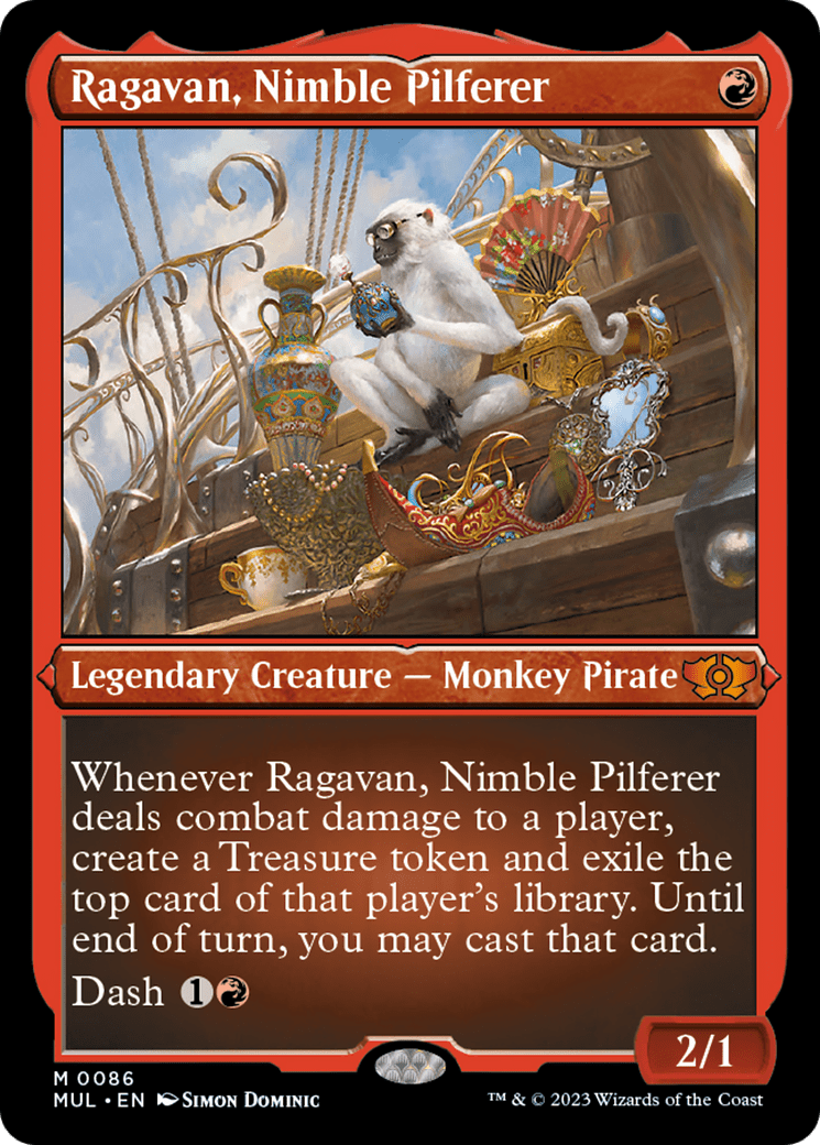 Ragavan, Nimble Pilferer (Foil Etched) [Multiverse Legends] MTG Single Magic: The Gathering  | Multizone: Comics And Games