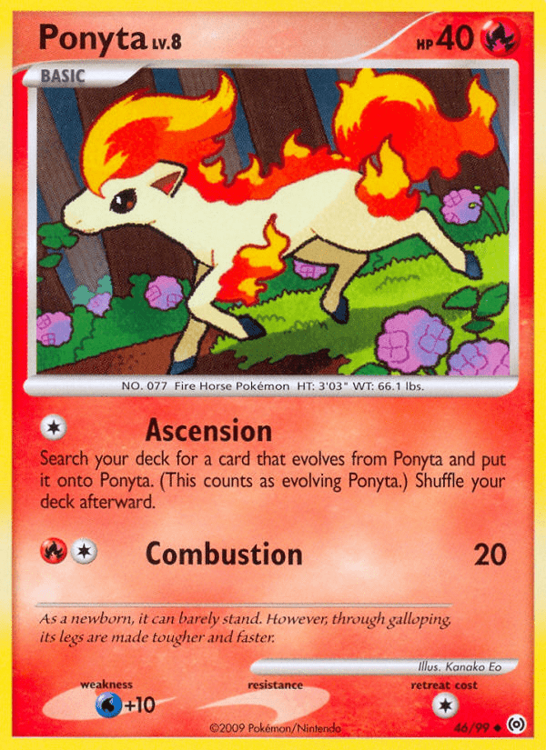 Ponyta (46/99) [Platinum: Arceus] Pokemon Single Pokémon  | Multizone: Comics And Games