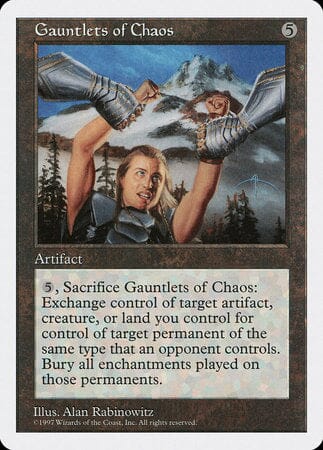 Gauntlets of Chaos [Fifth Edition] MTG Single Magic: The Gathering  | Multizone: Comics And Games