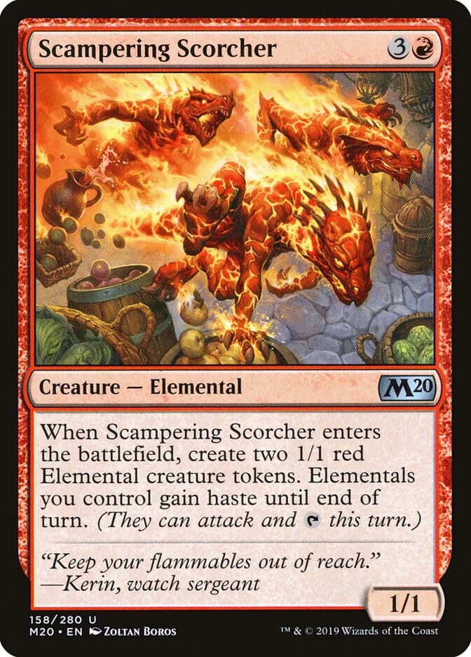 Scampering Scorcher [Core Set 2020] MTG Single Magic: The Gathering  | Multizone: Comics And Games