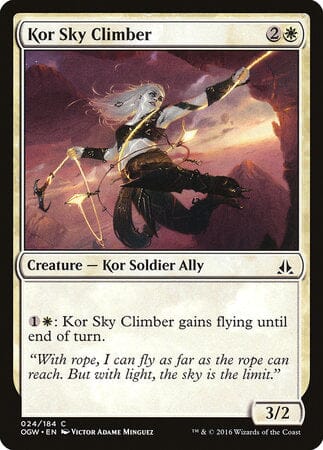 Kor Sky Climber [Oath of the Gatewatch] MTG Single Magic: The Gathering  | Multizone: Comics And Games