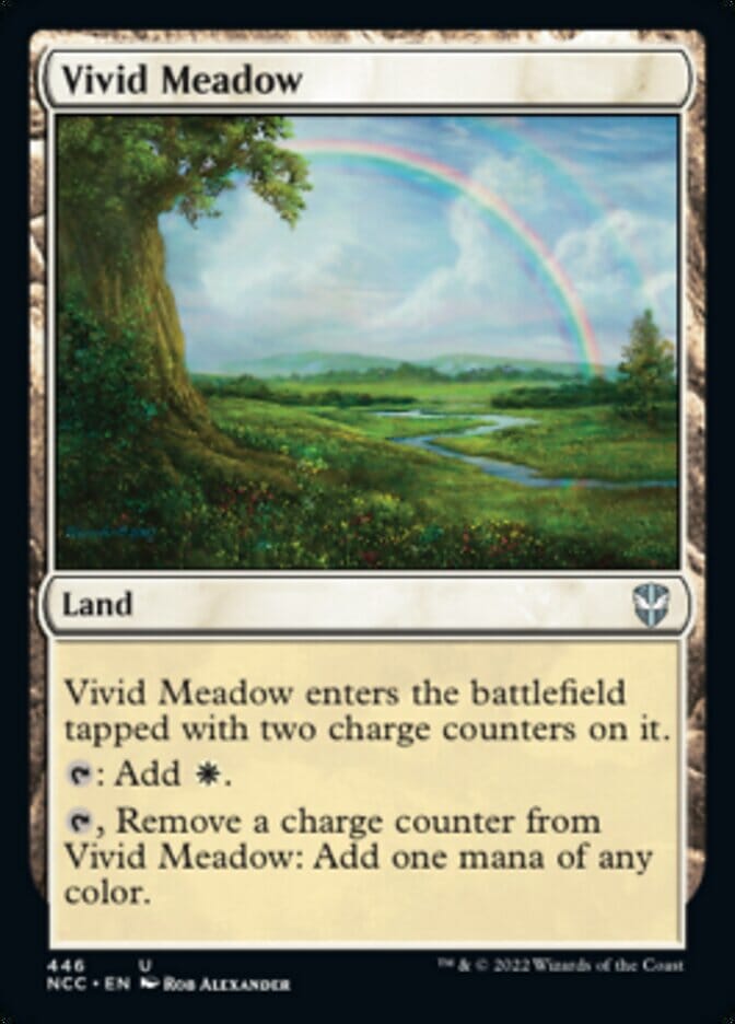 Vivid Meadow [Streets of New Capenna Commander] MTG Single Magic: The Gathering  | Multizone: Comics And Games