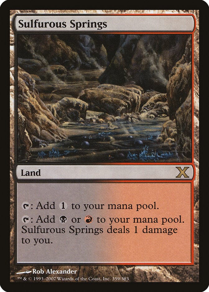 Sulfurous Springs [Tenth Edition] MTG Single Magic: The Gathering  | Multizone: Comics And Games