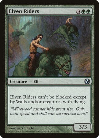 Elven Riders [Duels of the Planeswalkers] MTG Single Magic: The Gathering  | Multizone: Comics And Games