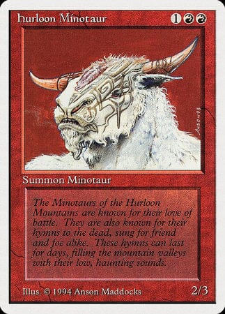 Hurloon Minotaur [Summer Magic / Edgar] MTG Single Magic: The Gathering  | Multizone: Comics And Games