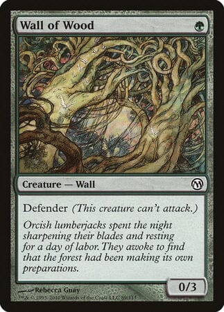 Wall of Wood [Duels of the Planeswalkers] MTG Single Magic: The Gathering  | Multizone: Comics And Games