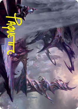 Prismari Campus Art Card (Gold-Stamped Signature) [Strixhaven: School of Mages Art Series] MTG Single Magic: The Gathering  | Multizone: Comics And Games