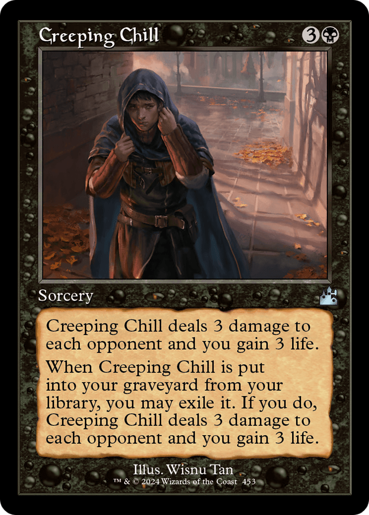 Creeping Chill (Retro Frame) [Ravnica Remastered] MTG Single Magic: The Gathering  | Multizone: Comics And Games