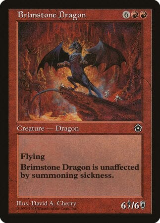 Brimstone Dragon [Portal Second Age] MTG Single Magic: The Gathering  | Multizone: Comics And Games