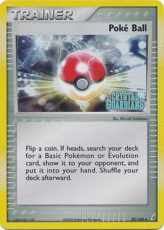 Poke Ball (82/100) (Stamped) [EX: Crystal Guardians] Pokemon Single Pokémon  | Multizone: Comics And Games