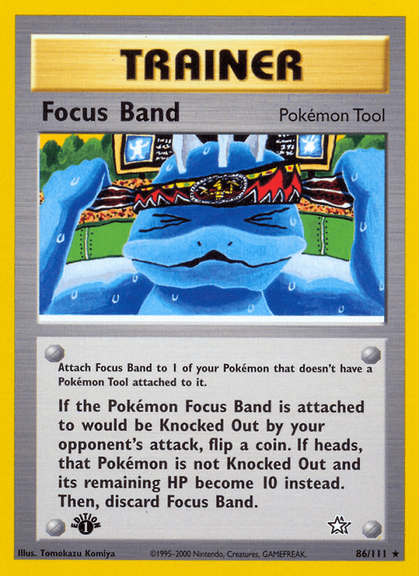 Focus Band (86/111) [Neo Genesis 1st Edition] Pokemon Single Pokémon  | Multizone: Comics And Games