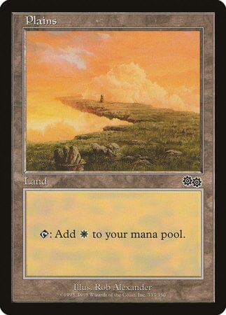 Plains (333) [Urza's Saga] MTG Single Magic: The Gathering  | Multizone: Comics And Games