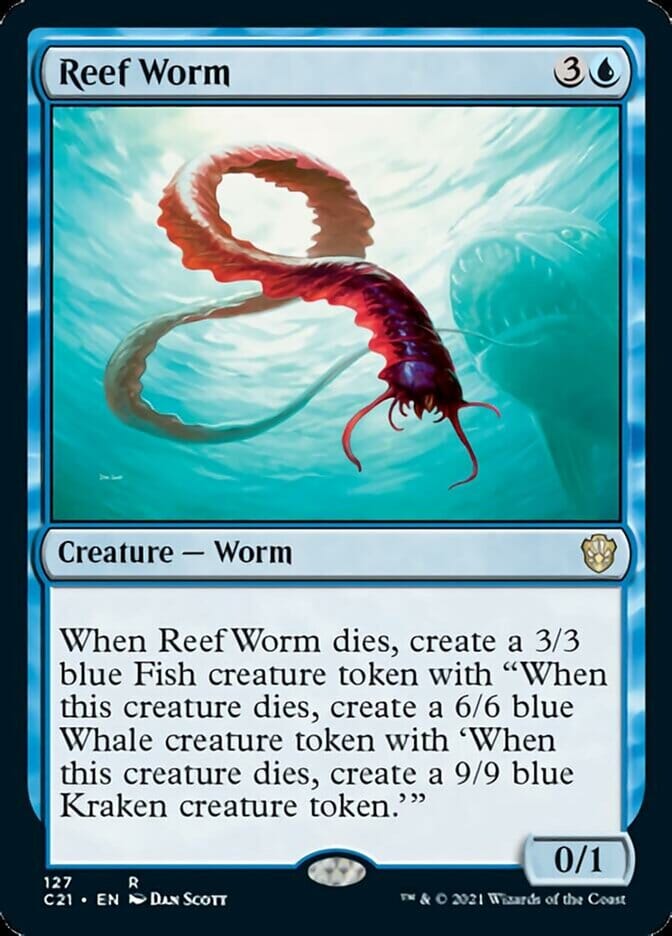 Reef Worm [Commander 2021] MTG Single Magic: The Gathering  | Multizone: Comics And Games