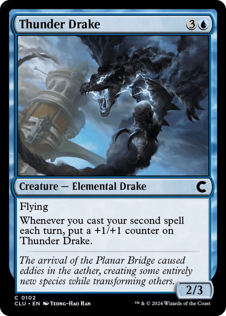 Thunder Drake [Ravnica: Clue Edition] MTG Single Magic: The Gathering  | Multizone: Comics And Games