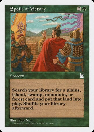 Spoils of Victory [Portal Three Kingdoms] MTG Single Magic: The Gathering  | Multizone: Comics And Games