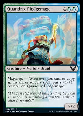 Quandrix Pledgemage [Strixhaven: School of Mages] MTG Single Magic: The Gathering  | Multizone: Comics And Games