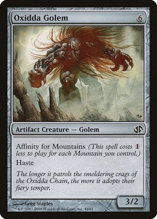 Oxidda Golem [Duel Decks: Jace vs. Chandra] MTG Single Magic: The Gathering  | Multizone: Comics And Games