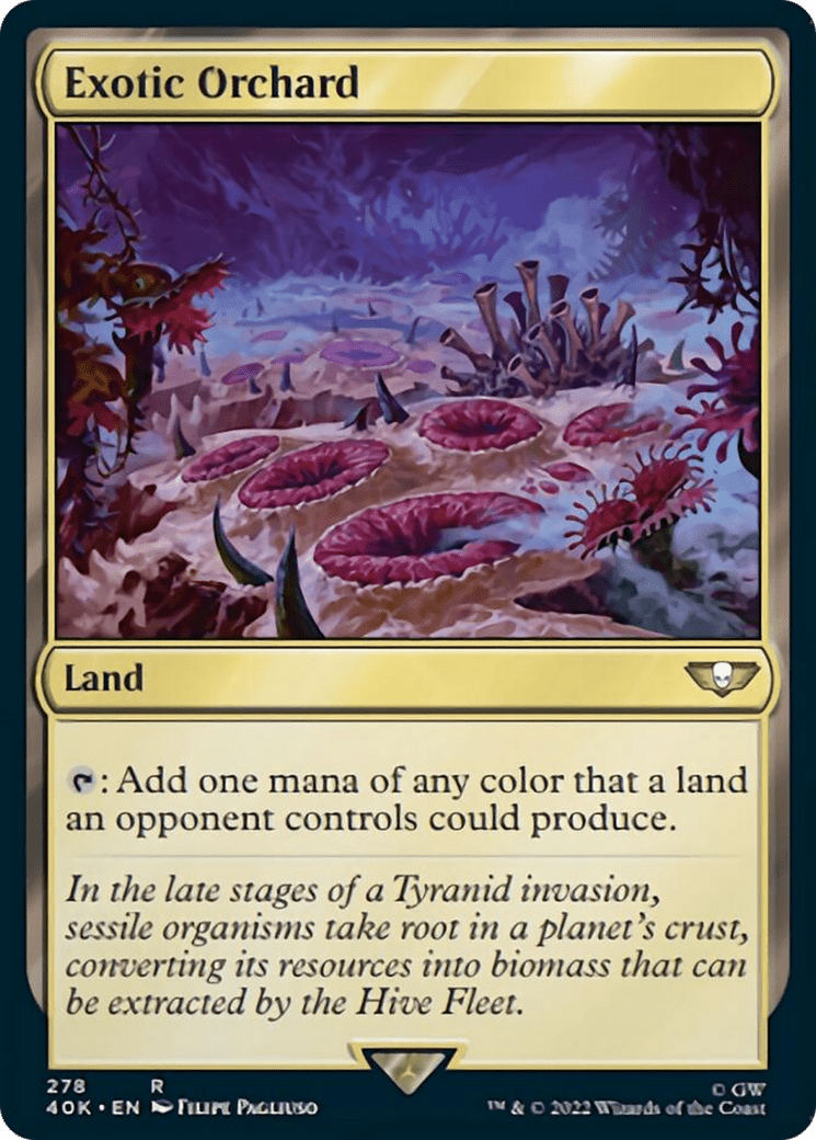 Exotic Orchard [Universes Beyond: Warhammer 40,000] MTG Single Magic: The Gathering  | Multizone: Comics And Games